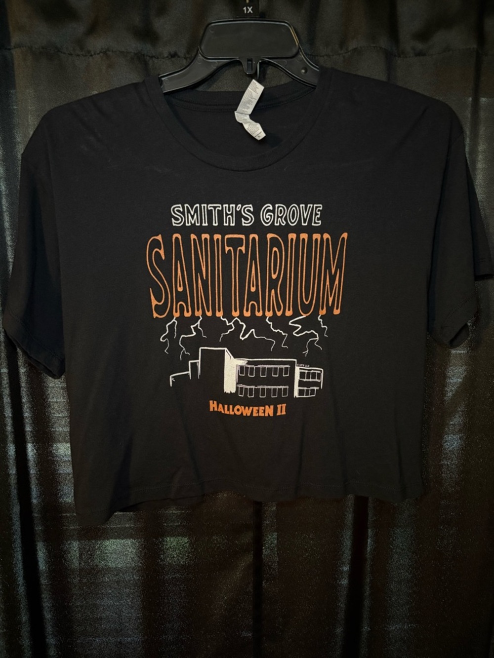 Smith's Grove Sanitarium Halloween II Black Graphic Tee